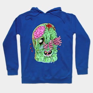 Zombie avec worms Hoodie